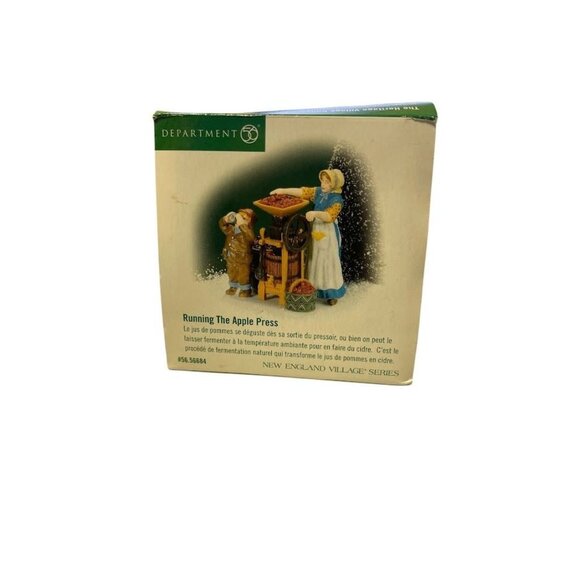 Department 56 Dickens Village Series "Running the Apple Press" - 2001 - Picture 1 of 4